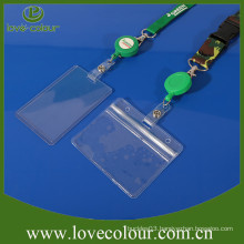 Promotion Custom Clear Plastic ID Badge Name Business Card Holders